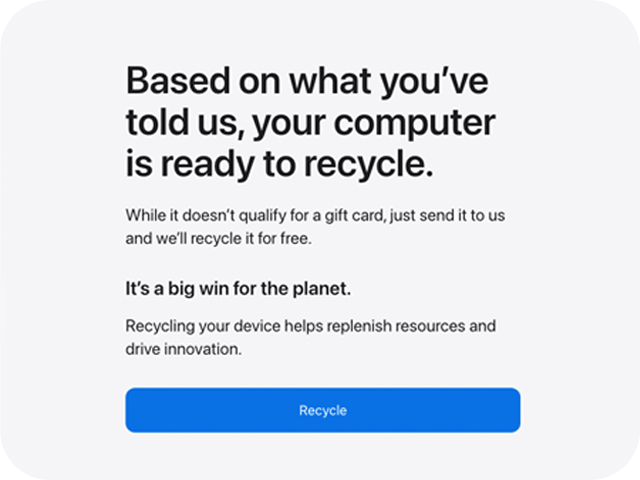 Apple Recycle Program